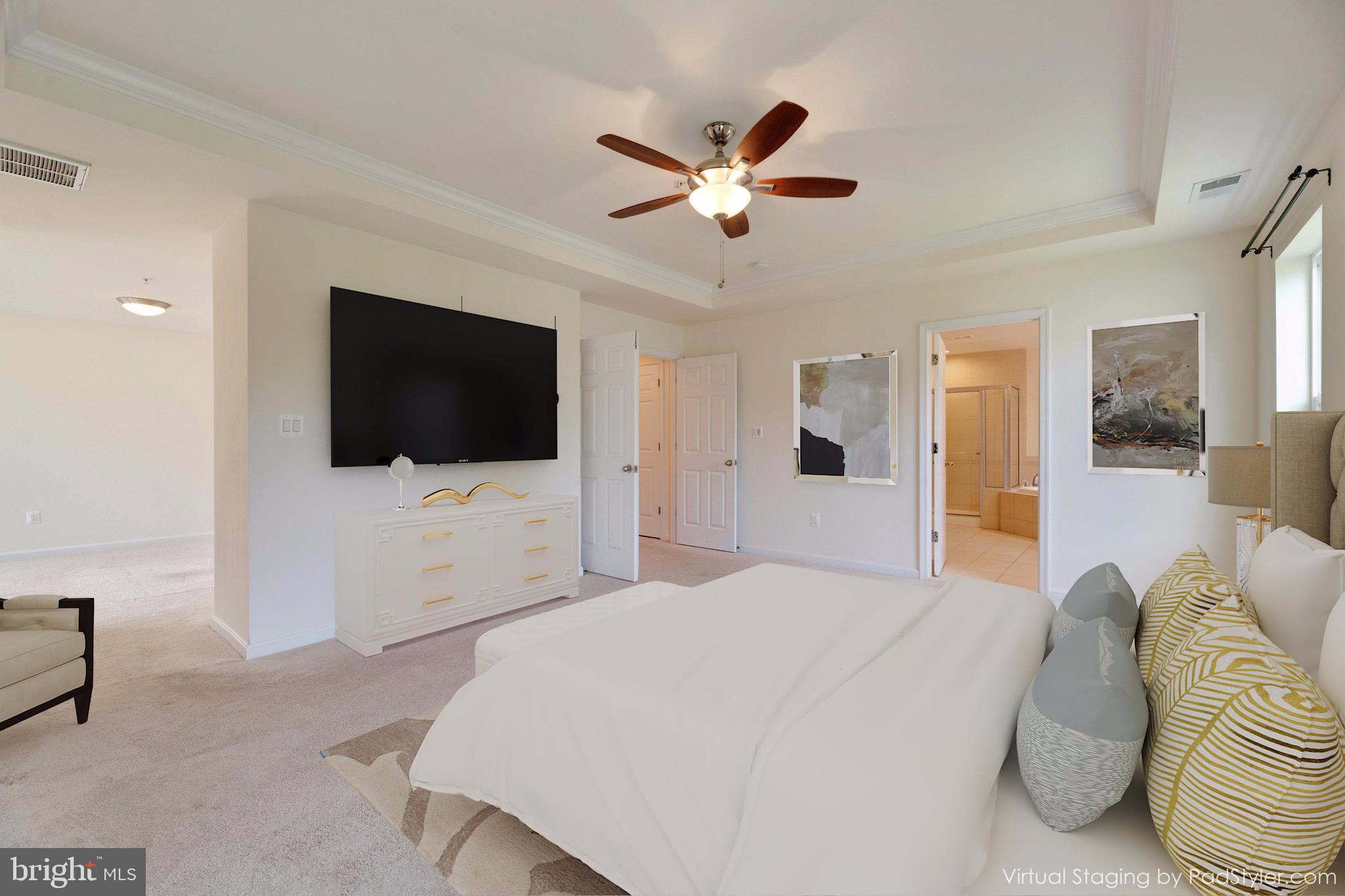 6314 Old Washington Road Elkridge, MD 21075 - Photo 24 of 52 Virtually Staged Master Bedroom