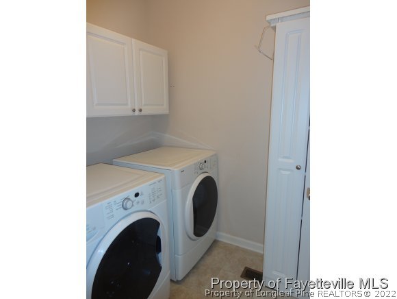 5432 Arnette Road Hope Mills, NC 28348 - Photo 10 of 25 a utility room with dryer and washer