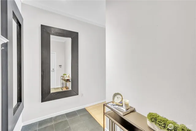 a view of room with furniture