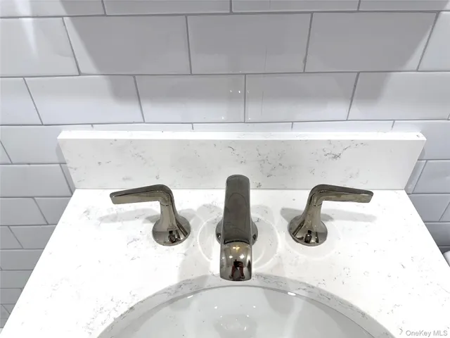 a close view of sink