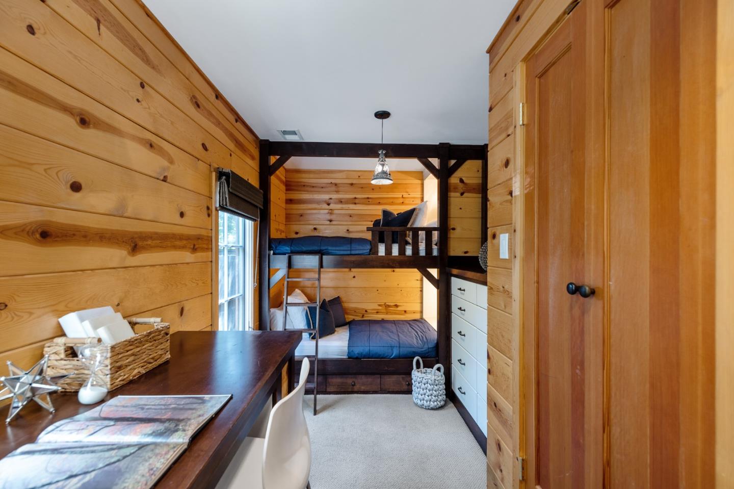 1275 Cañada Road Woodside, CA 94062 - Photo 35 of 62 a bedroom with furniture and a window