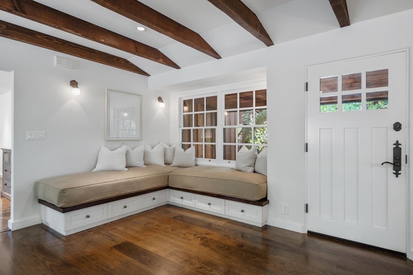 1275 Cañada Road Woodside, CA 94062 - Photo 9 of 62 a bedroom with a bed and a large window