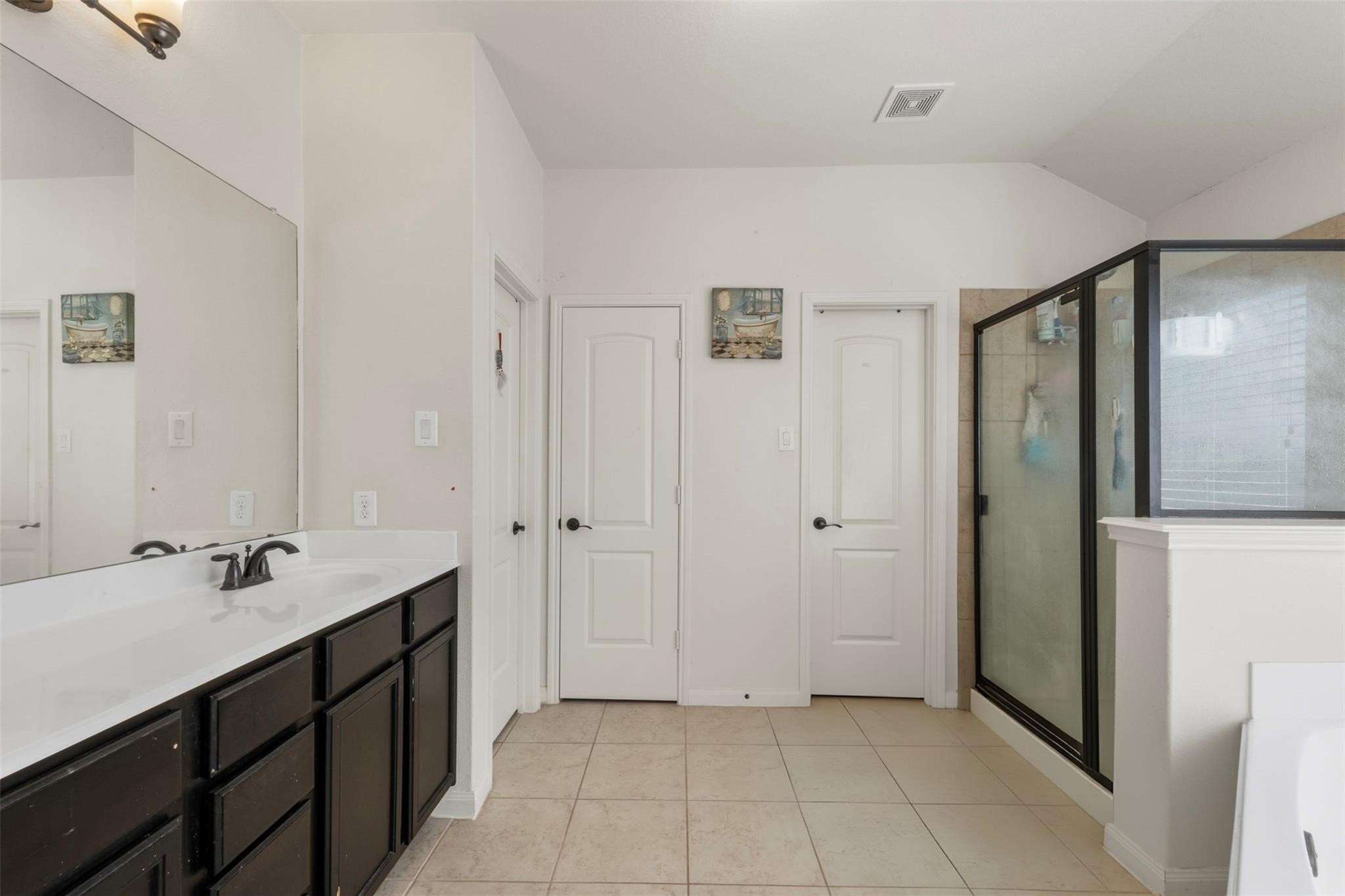 22907 Gentle Shadow Drive Hockley, TX 77447 - Photo 14 of 27 a bathroom with a sink and a mirror