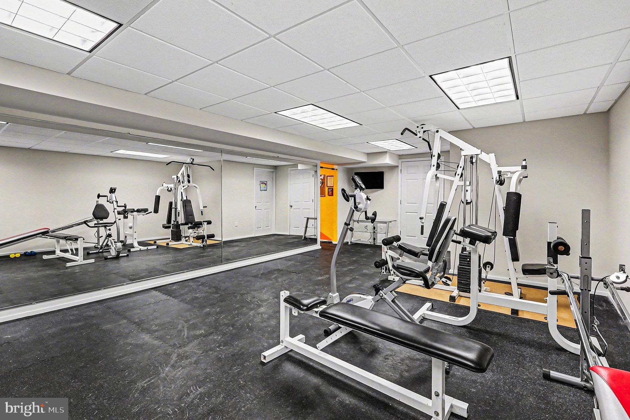 8318 Diamond Hill Road Warrenton, VA 20186 - Photo 38 of 88 a view of a room with gym equipment