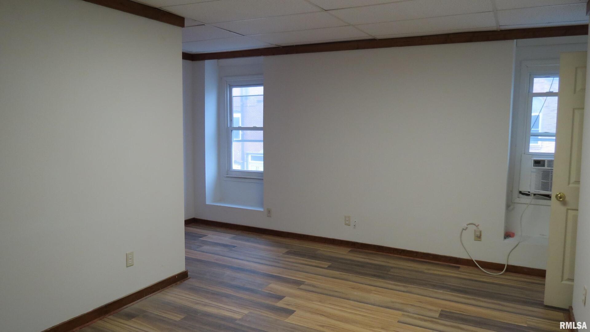 12 North Division Street Du Quoin, IL 62832 - Photo 4 of 21 a view of empty room with wooden floor and fan