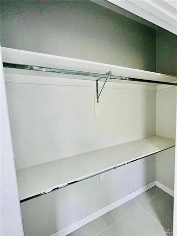 a close view of closet