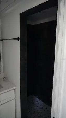 a bathroom with a sink
