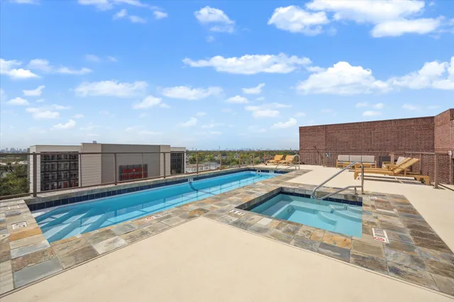 a view of a building with a street