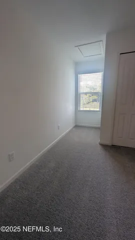 an empty room with a empty space