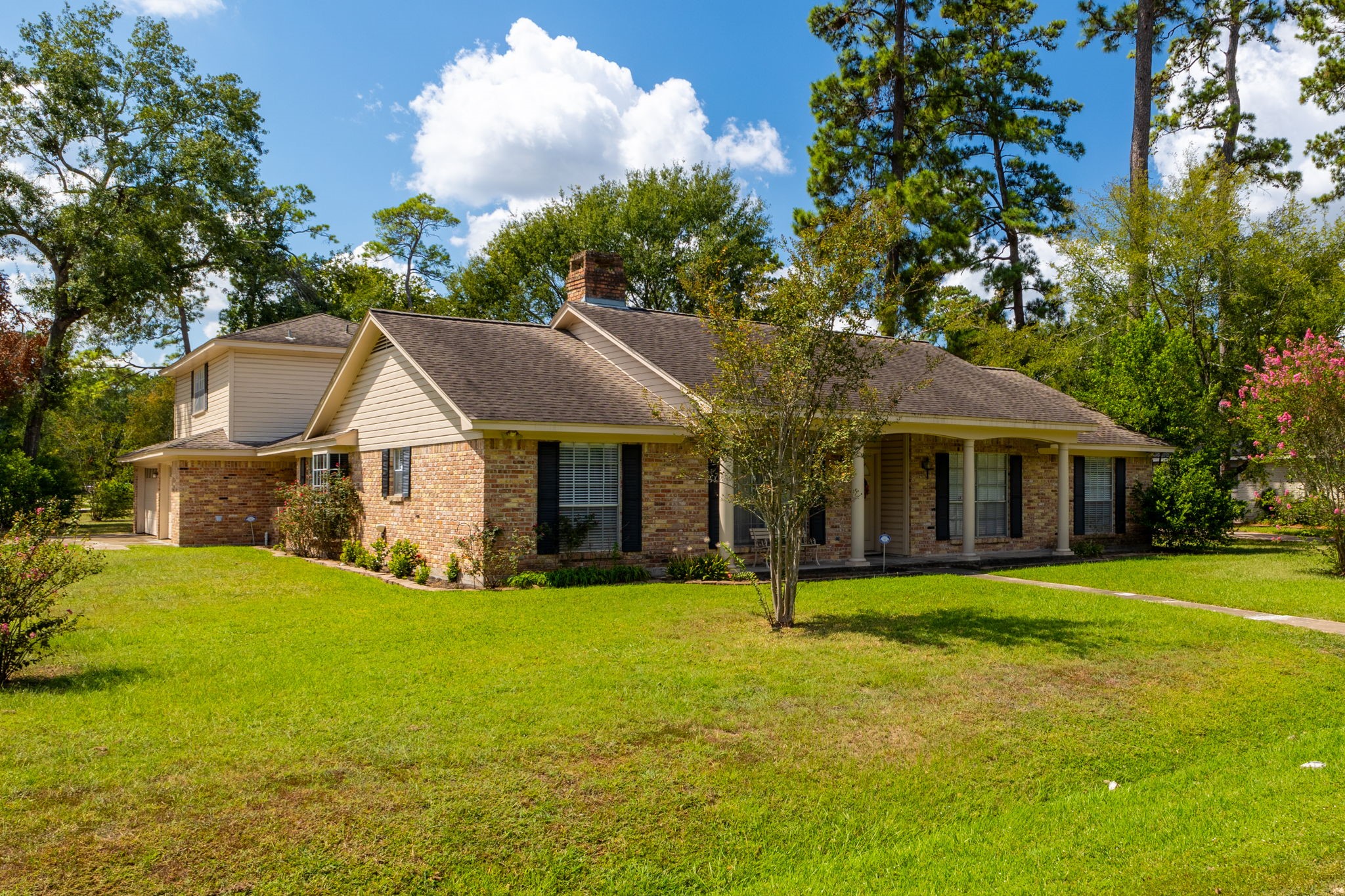 460 Dover Lane Spring, TX 77373 - Photo 31 of 47 a view of a house with a yard and tree s