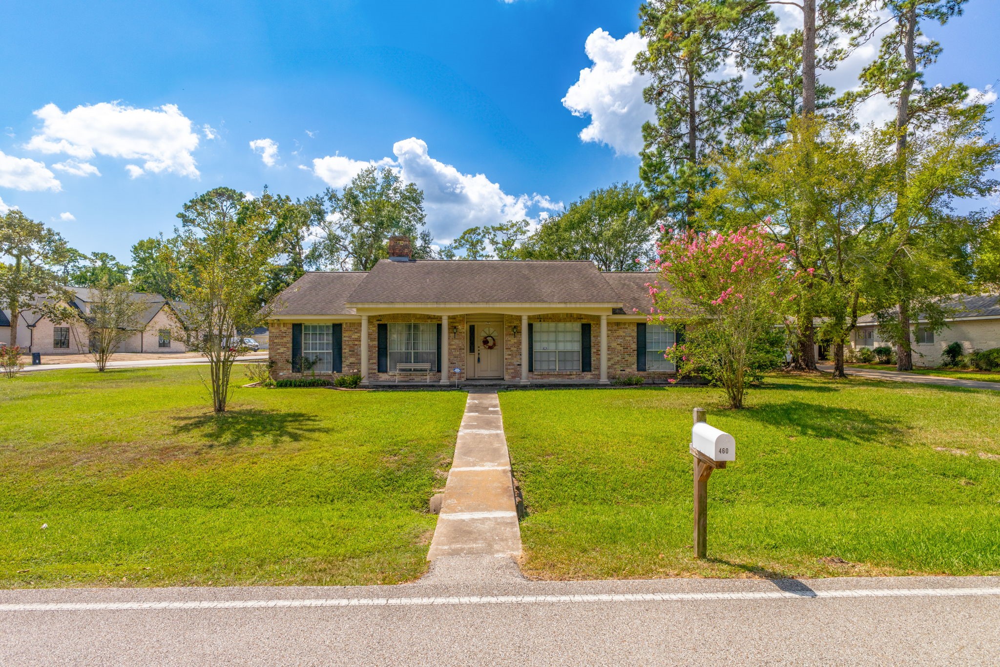 460 Dover Lane Spring, TX 77373 - Photo 43 of 47 a front view of house with yard and green space