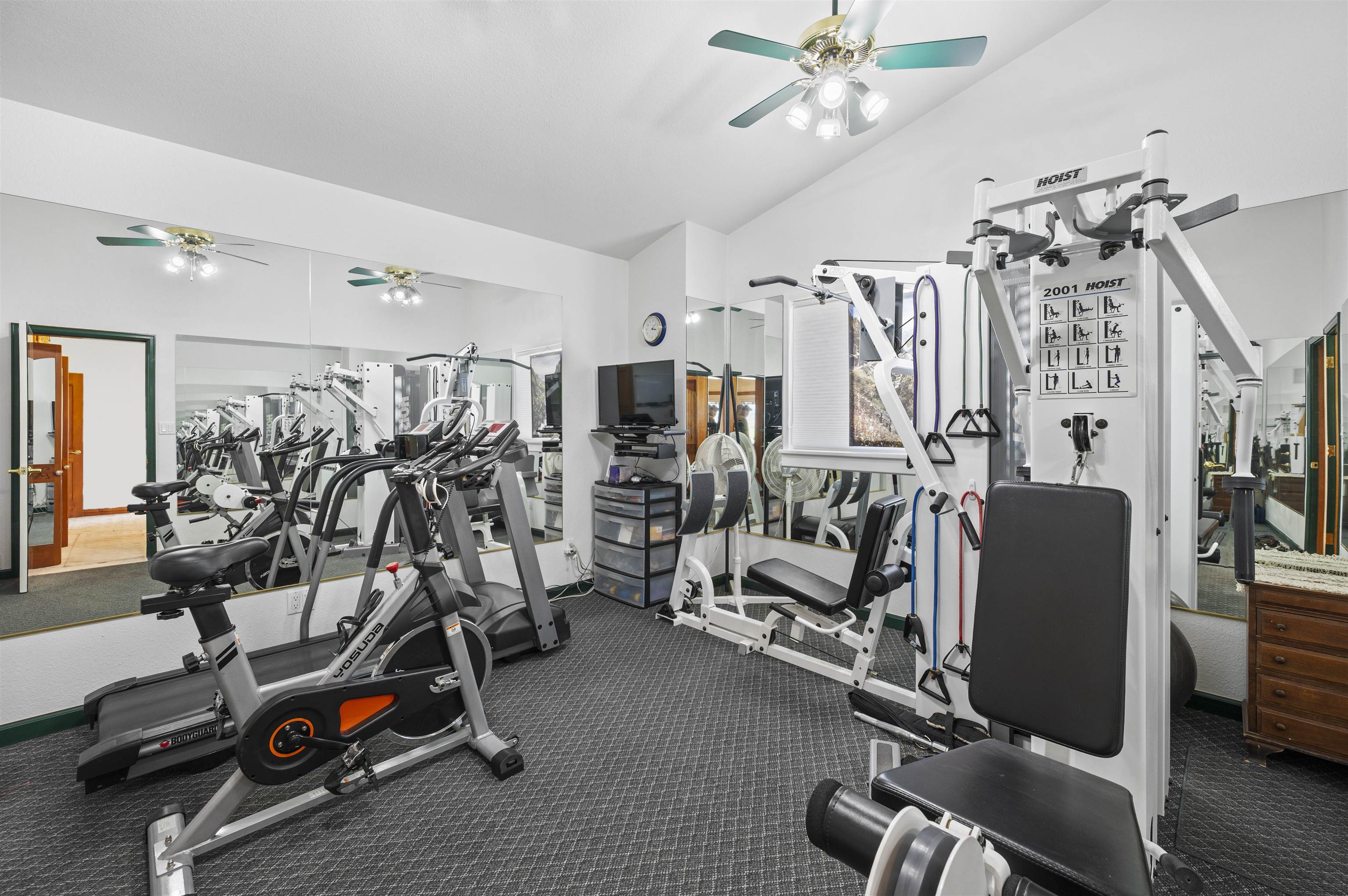6800 Reeder Mesa Road Whitewater, CO 81527 - Photo 22 of 38 a view of a room with gym equipment