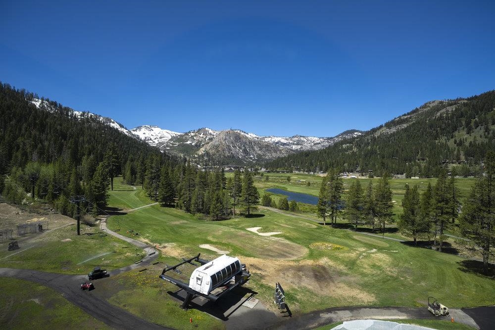 400 Resort Road, Unit 710712 Olympic Valley, CA 96146 - Photo 7 of 28 a view of a golf course with a garden