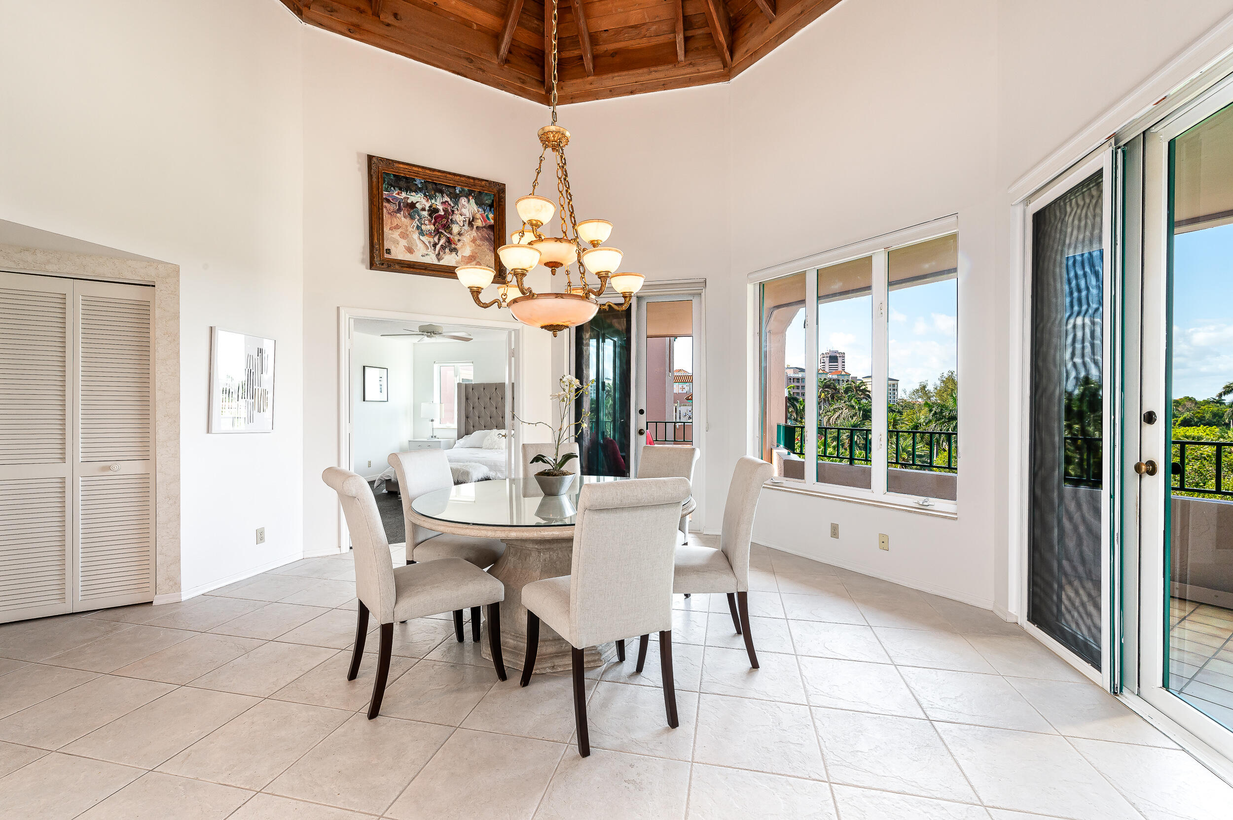 120 Southeast 5th Avenue, Unit PH22 Boca Raton, FL 33432 - Photo 5 of 32 a view of a dining room with furniture window and outside view