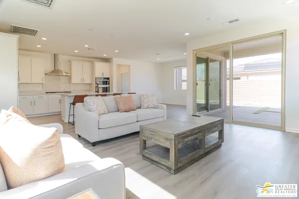 a view of outdoor space with seating area