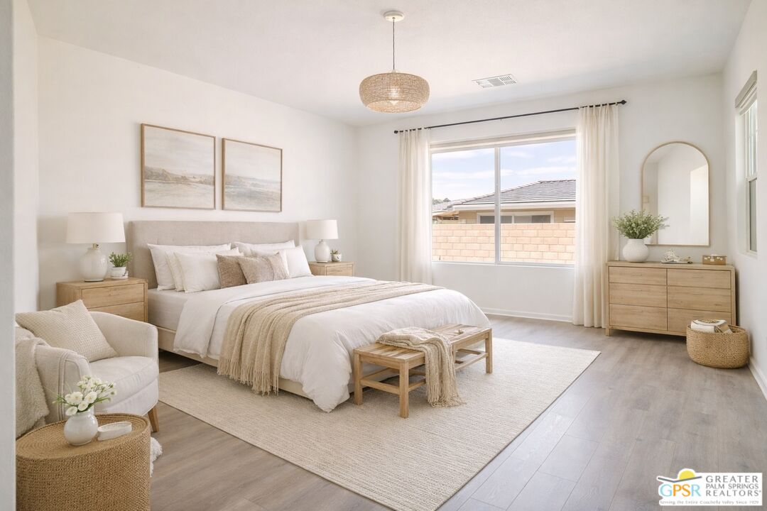 78924 Santa Rosa Way Palm Desert, CA 92211 - Photo 43 of 71 a bedroom with a bed and a window