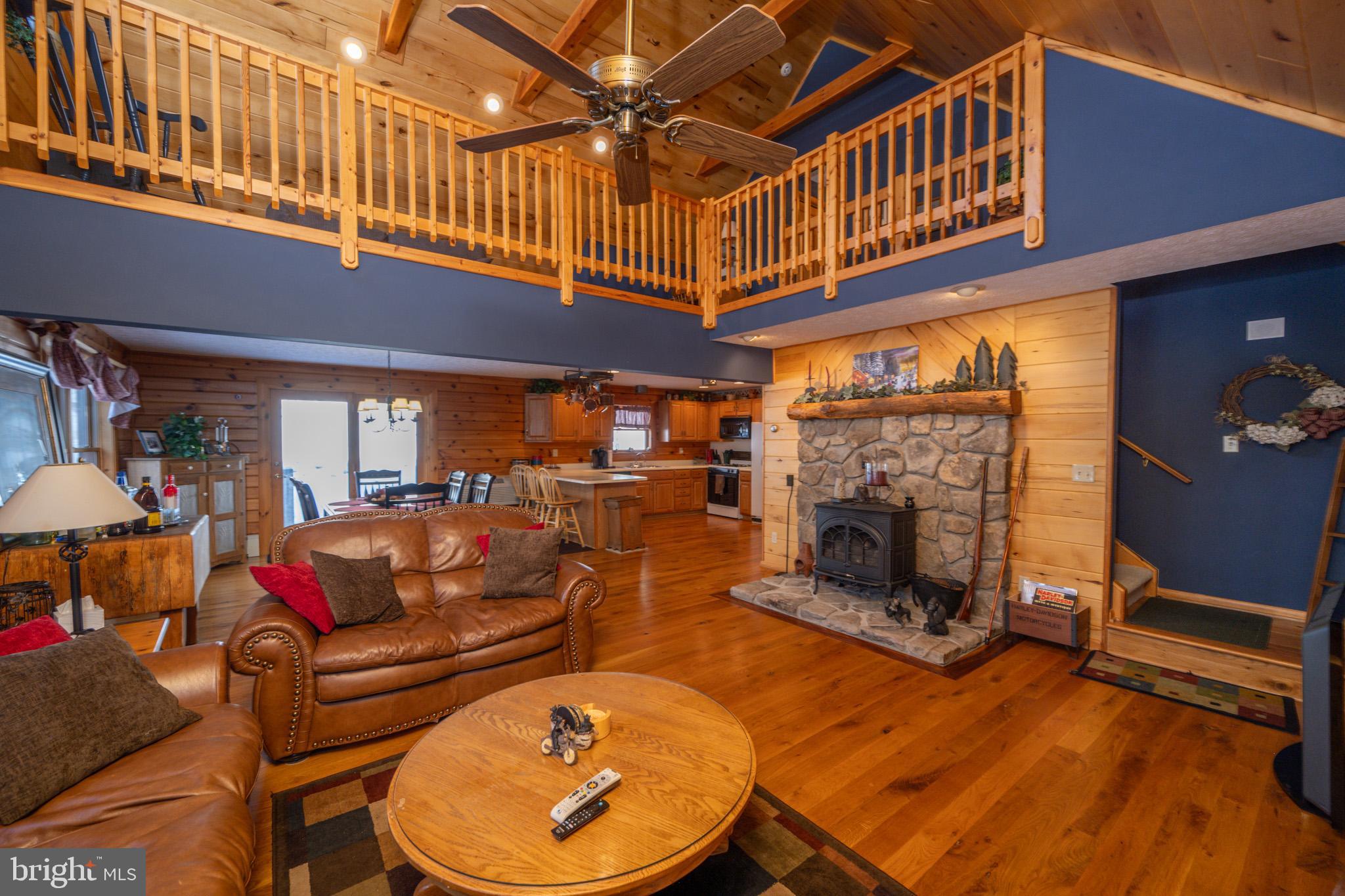 542 Bench Road Swanton, MD 21561 - Photo 10 of 60 Open Concept Living, Dining & Kitchen area