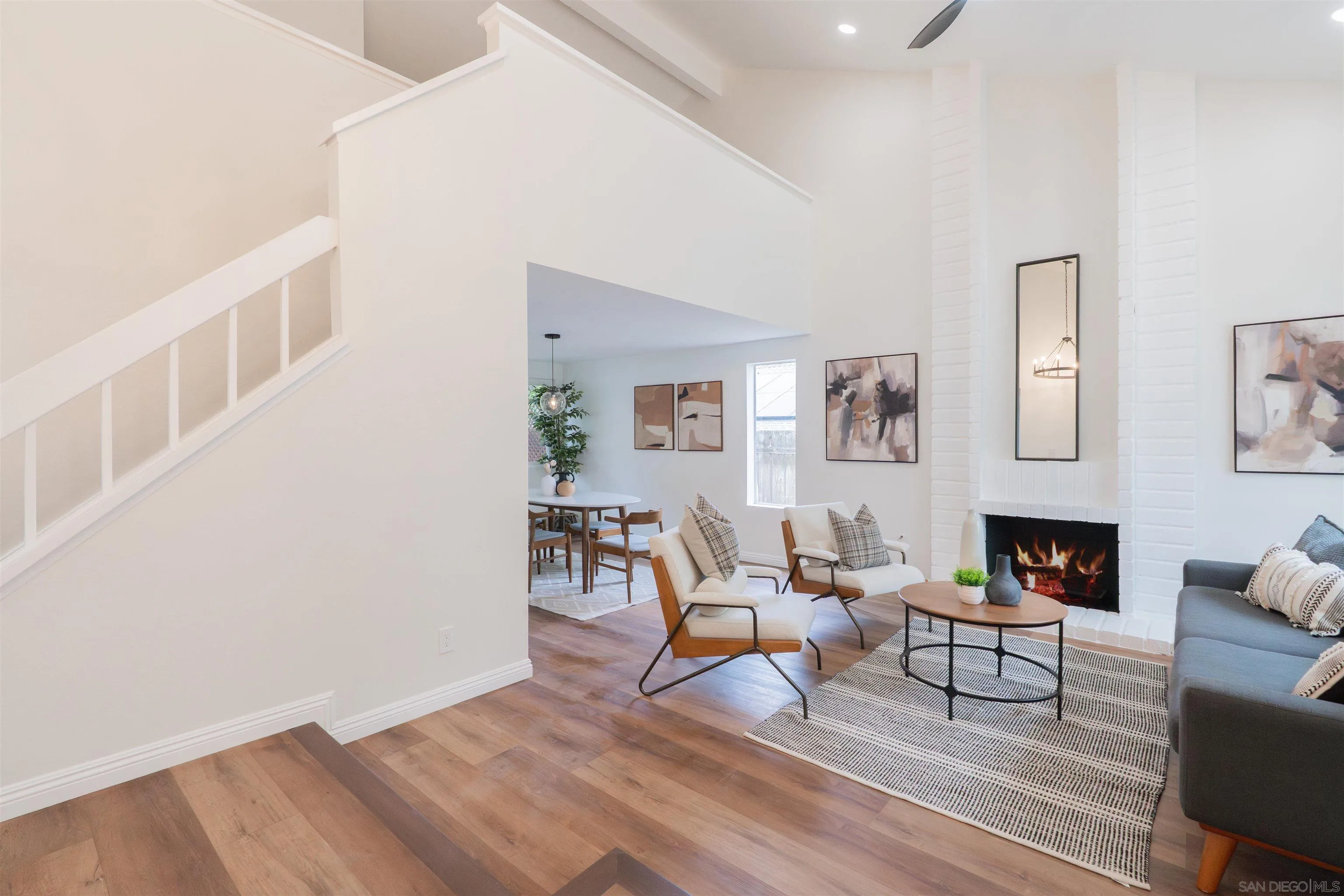 359 Compass Road Oceanside, CA 92054 - Photo 12 of 59 a living room with furniture and a fireplace