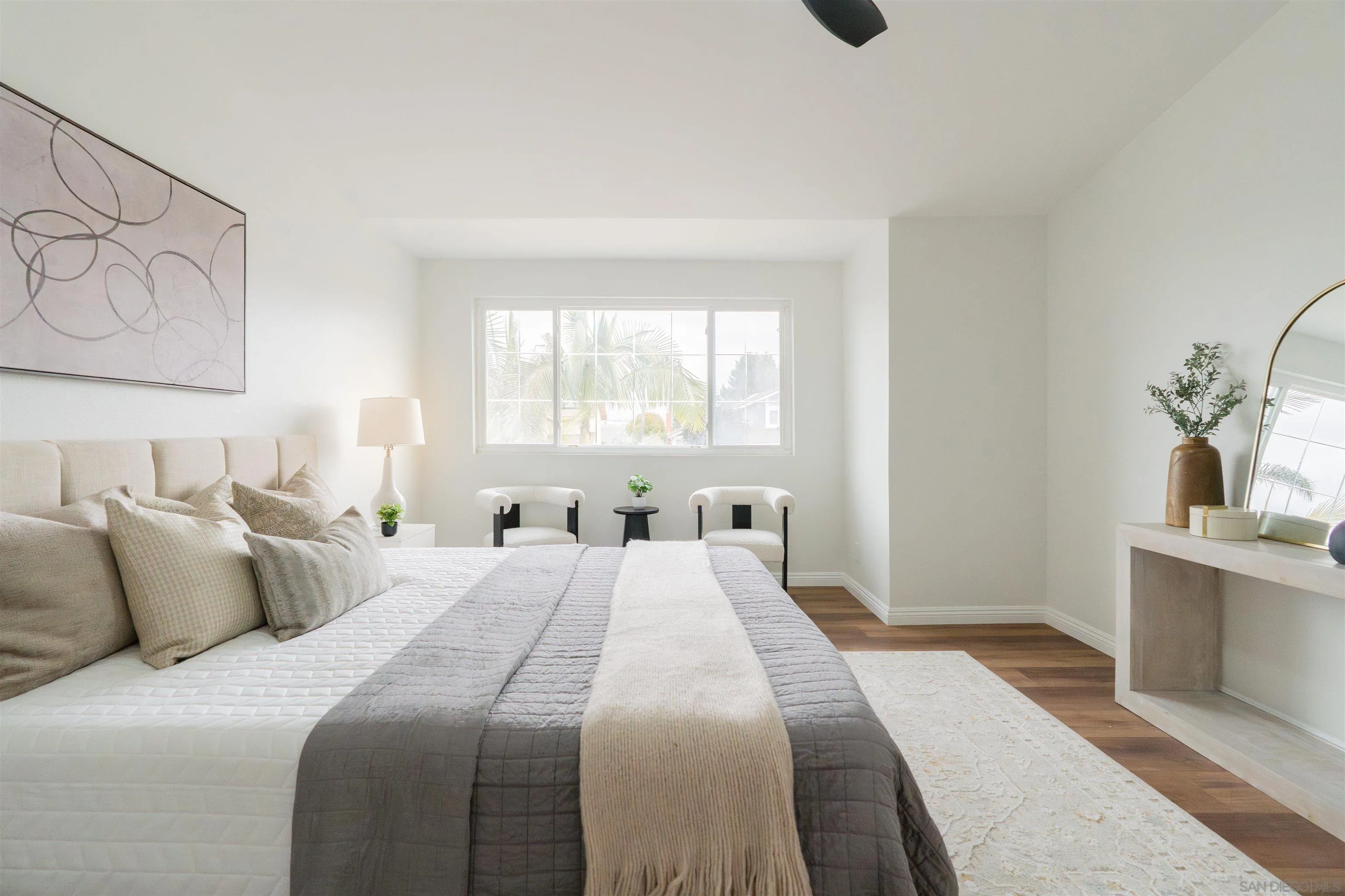 359 Compass Road Oceanside, CA 92054 - Photo 43 of 59 a bedroom with bed and window