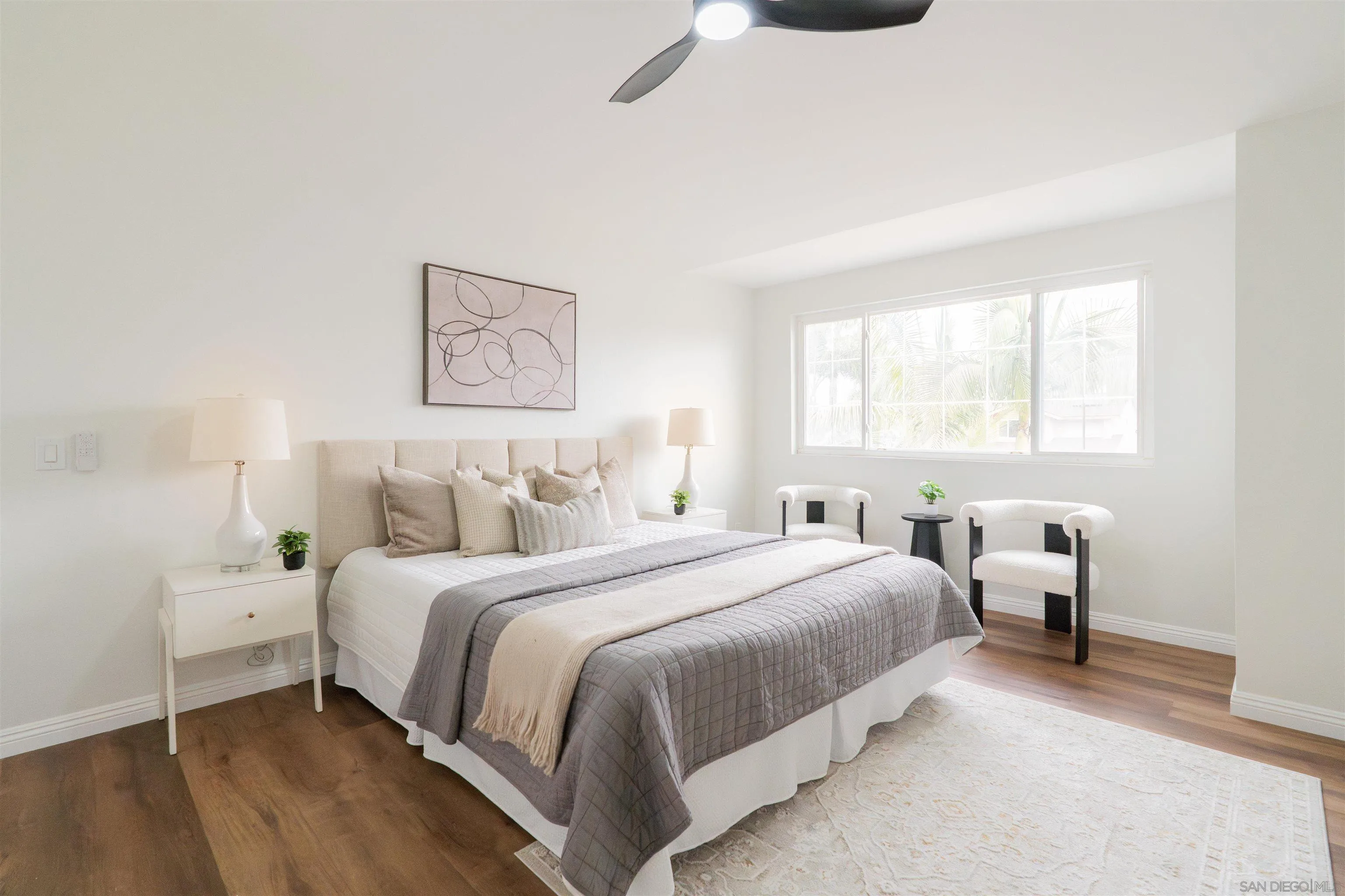 359 Compass Road Oceanside, CA 92054 - Photo 44 of 59 a bedroom with a bed and a window