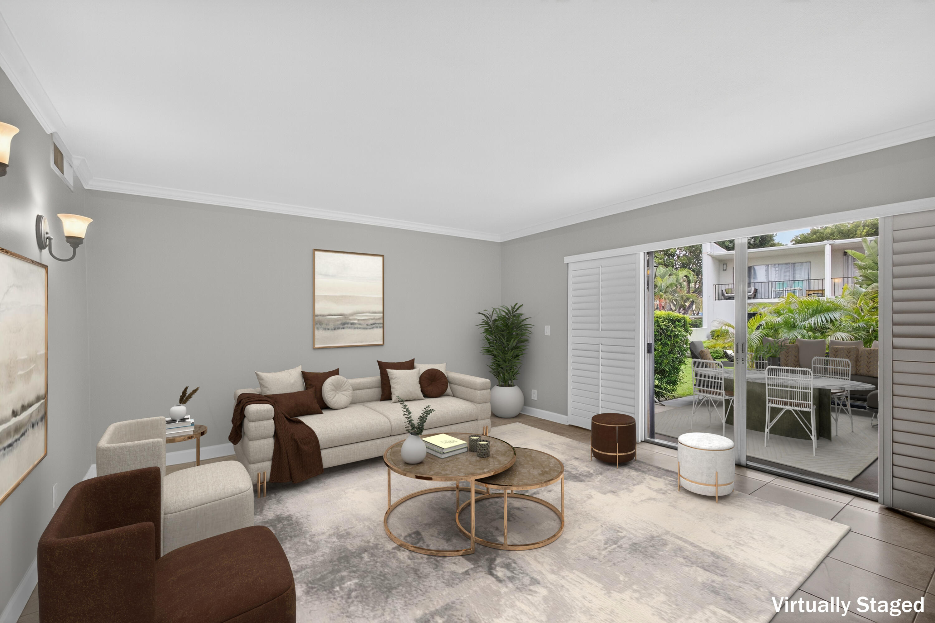 382 Golfview Road, Unit C North Palm Beach, FL 33408 - Photo 17 of 65 Family room virtually staged