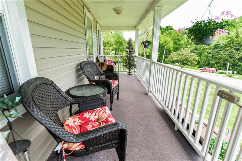1599 Pine Run Road Rochester, PA 15074 - Photo 13 of 13 Enjoy a morning cup of coffee admiring the view on the front porch