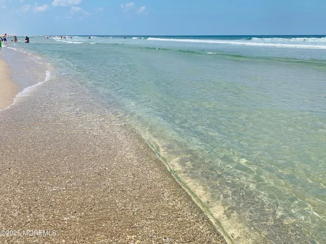 a view of a water from a balcony
