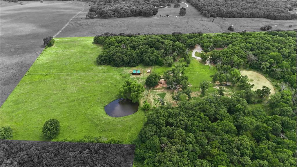 237 Brenda Lane Gainesville, TX 76240 - Photo 33 of 40 Expansive acreage featuring mature trees, open green spaces, and a pond