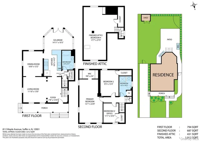 $735,000 | 81 East Maple Avenue, Suffern, NY 10901
