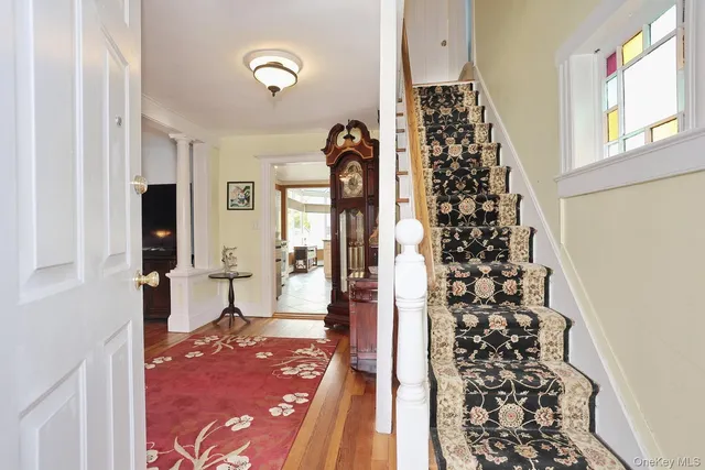 a very nice looking room with a large window