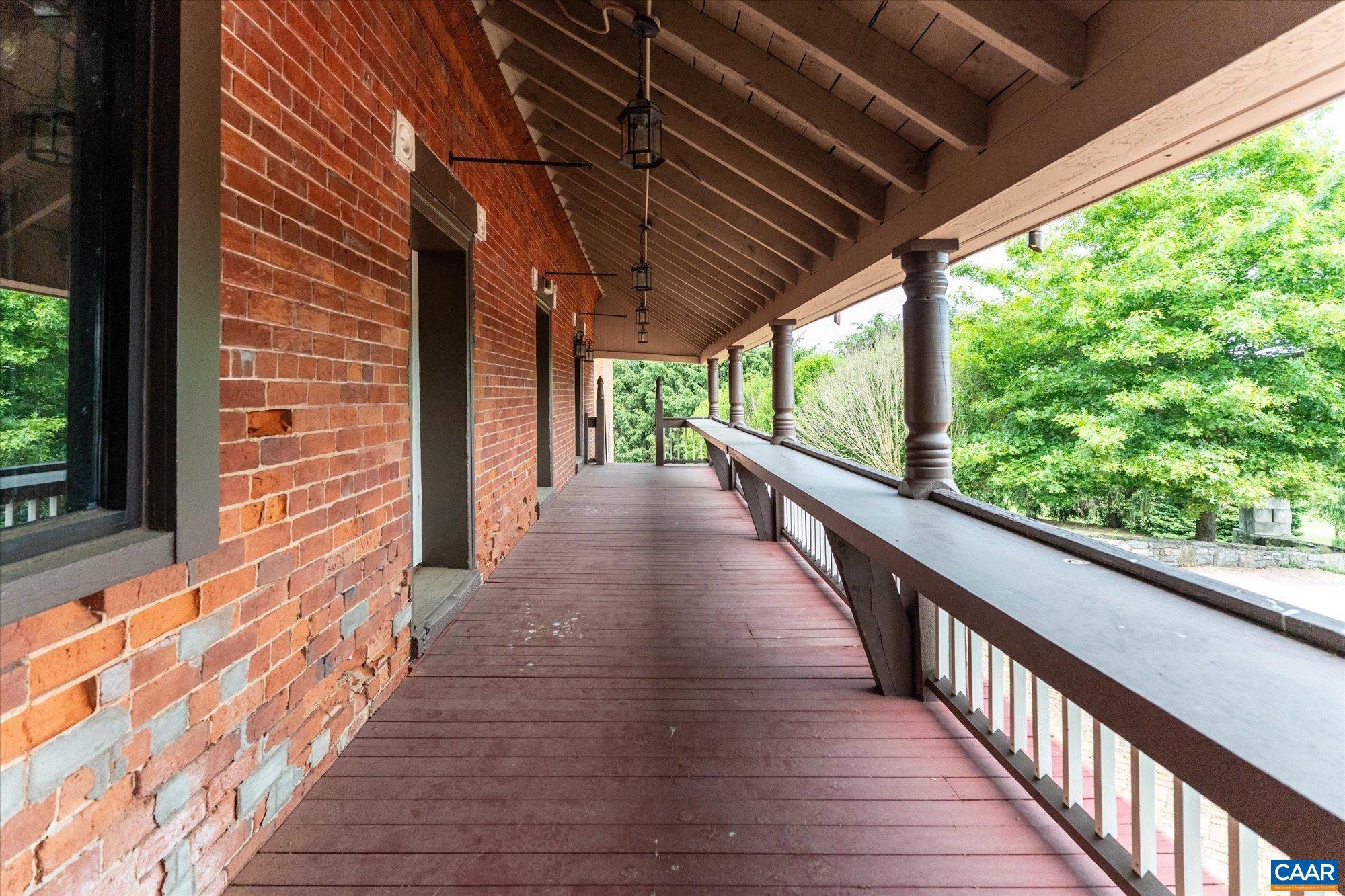 325 Factory Outlet Drive Max Meadows, VA 24360 - Photo 51 of 67 a view of a porch with wooden floor