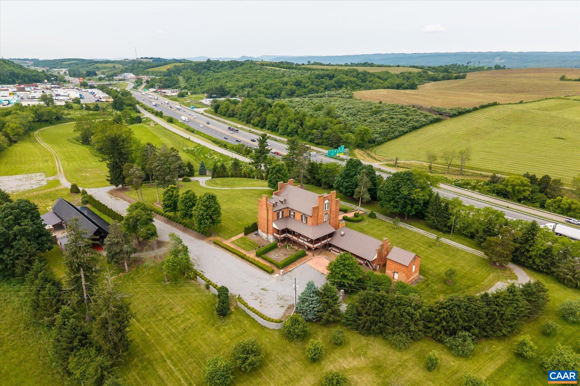 325 Factory Outlet Drive Max Meadows, VA 24360 - Photo 64 of 67 an aerial view of residential houses with outdoor space and ocean view