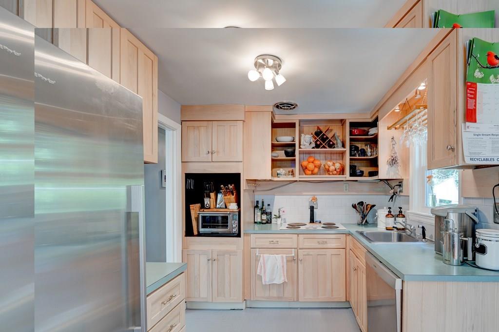 123 Harvard Road Littleton, MA 01460 - Photo 6 of 25 a kitchen with stainless steel appliances granite countertop a refrigerator and a sink