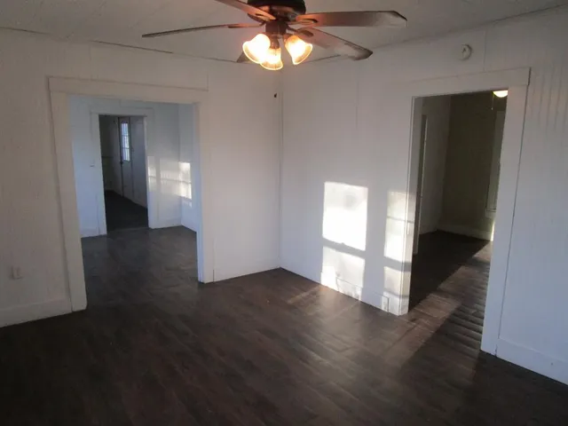 wooden floor in an empty room