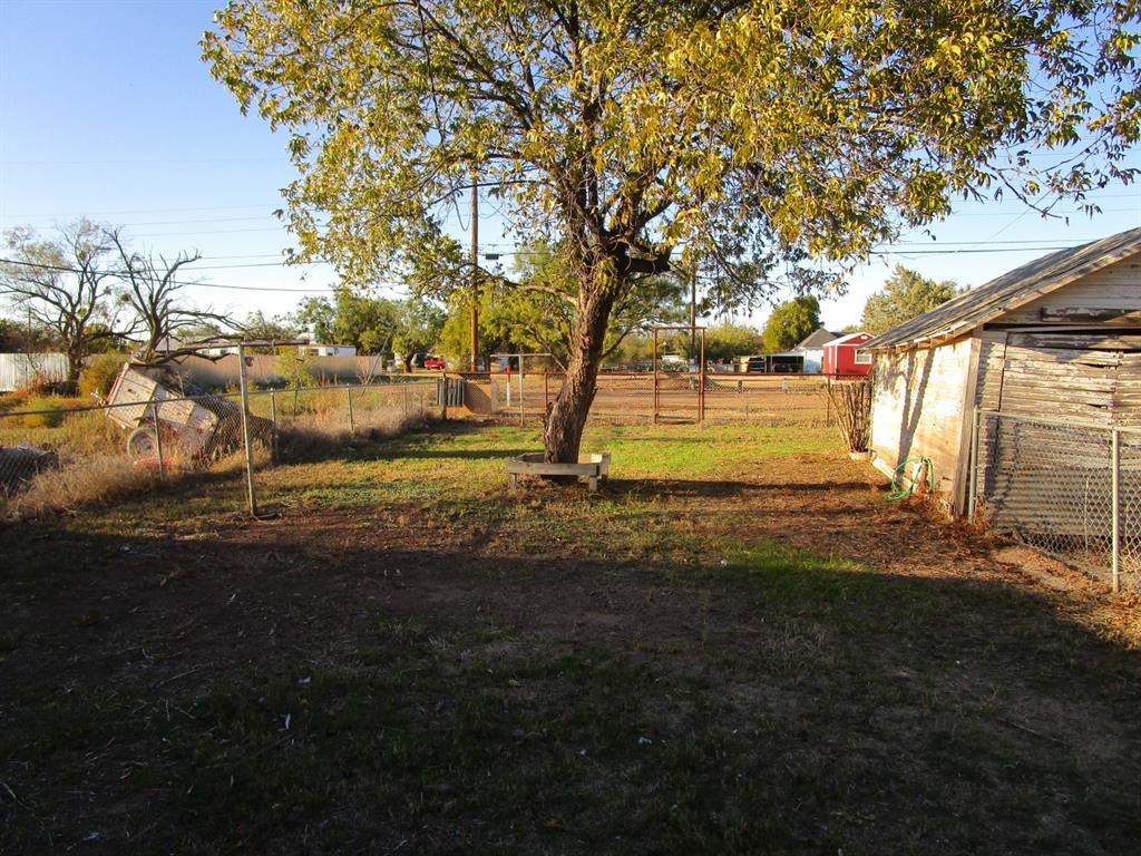 220 Southwest 5th Street Hamlin, TX 79520 - Photo 9 of 28 a view of yard with green space