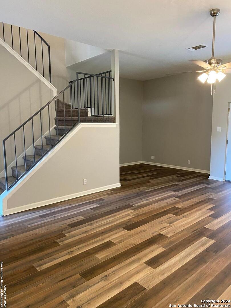 8404 Forest Ridge Drive San Antonio, TX 78239 - Photo 13 of 18 a view of entryway and hall with wooden floor