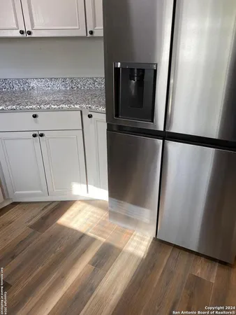 a view of a livingroom with a chandelier