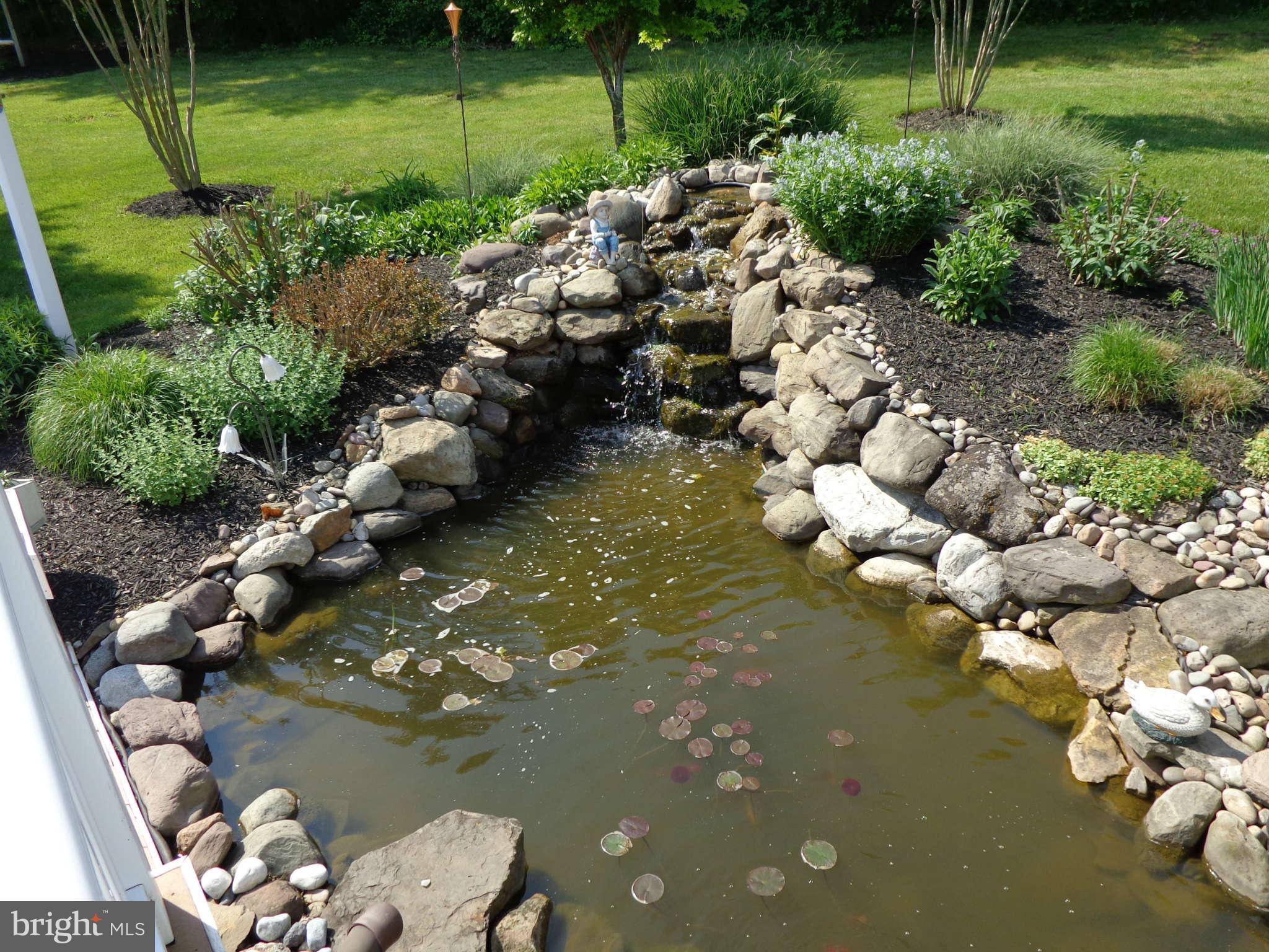 2520 Bear Run Road Taneytown, MD 21787 - Photo 27 of 28 Landscape pond with fish and waterfalle