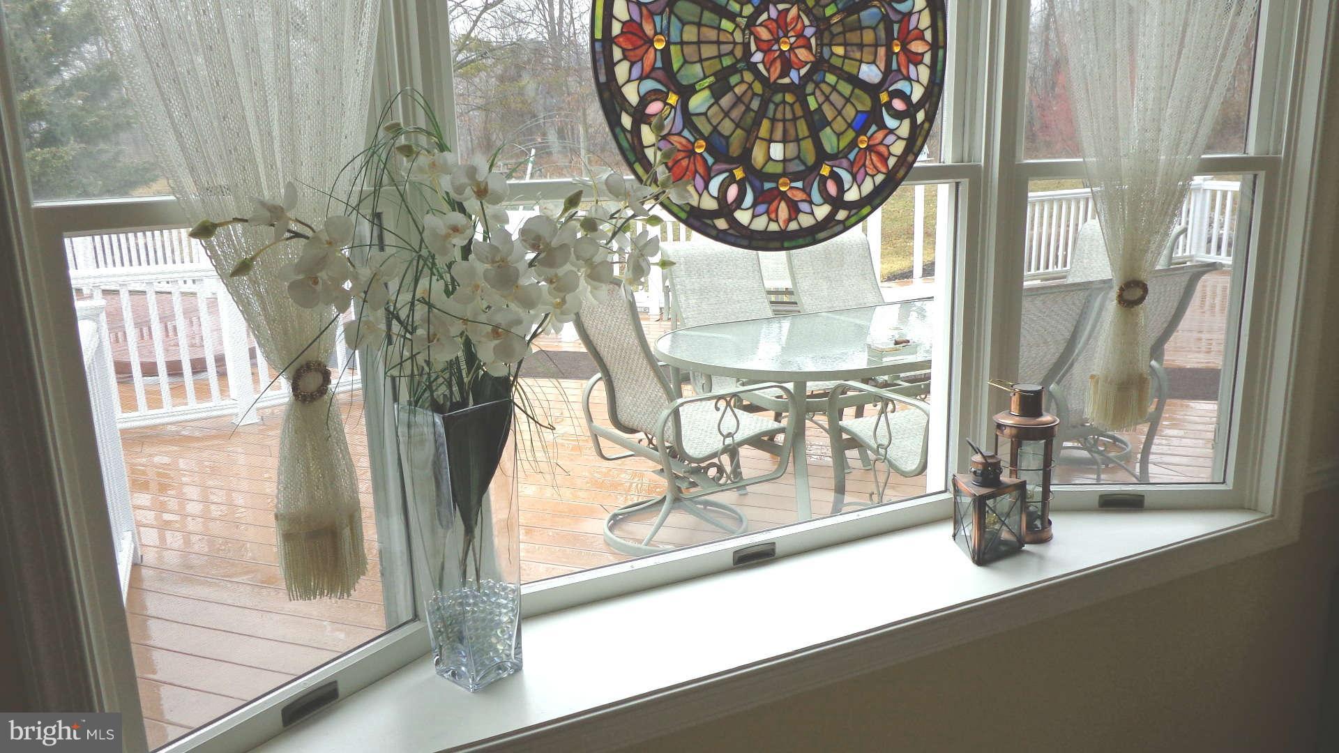 Looking from dining room onto deck