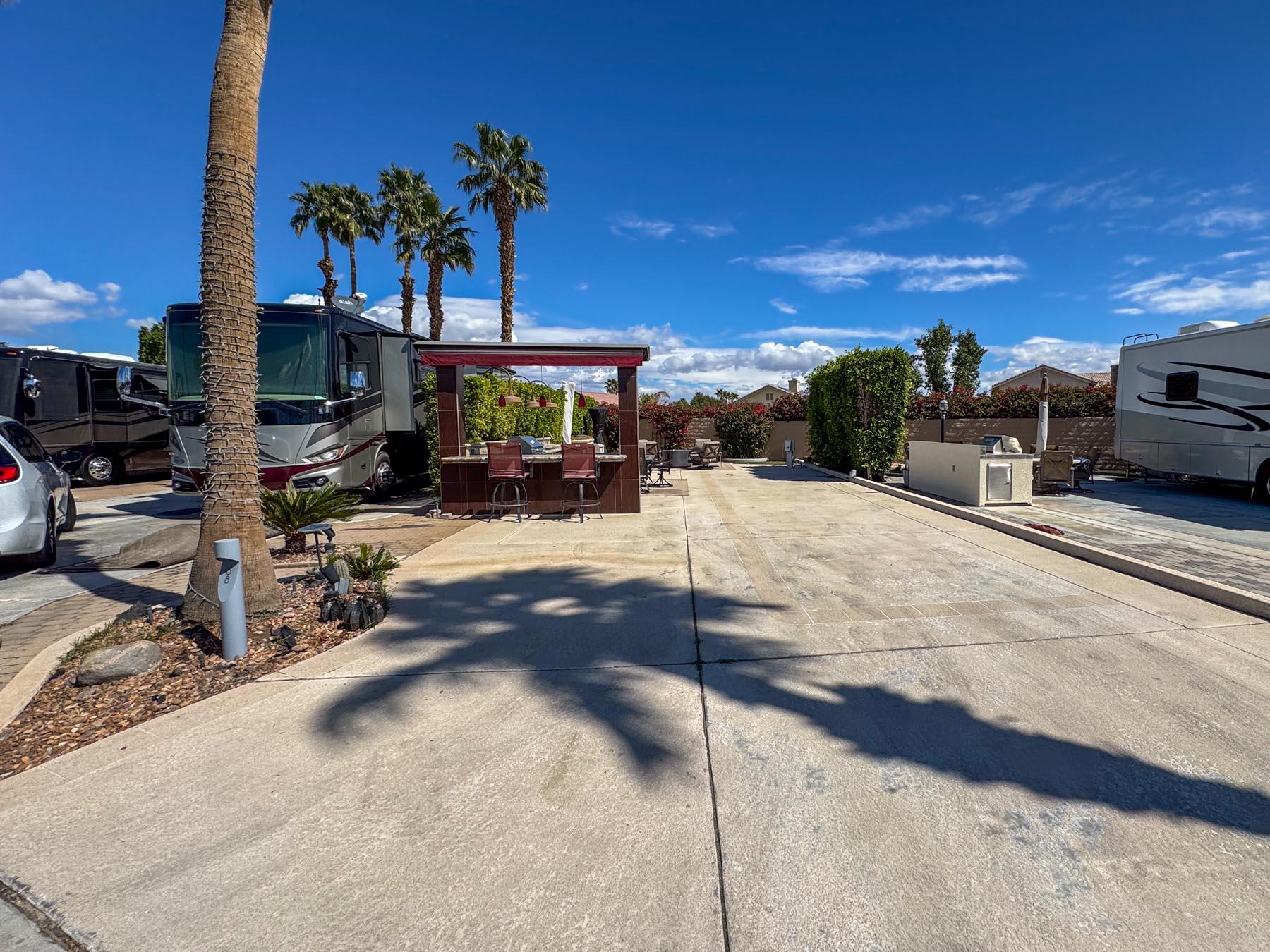 80394 Ave 48, Unit 68 Indio, CA 92201 - Photo 4 of 12 a view of a backyard of a house