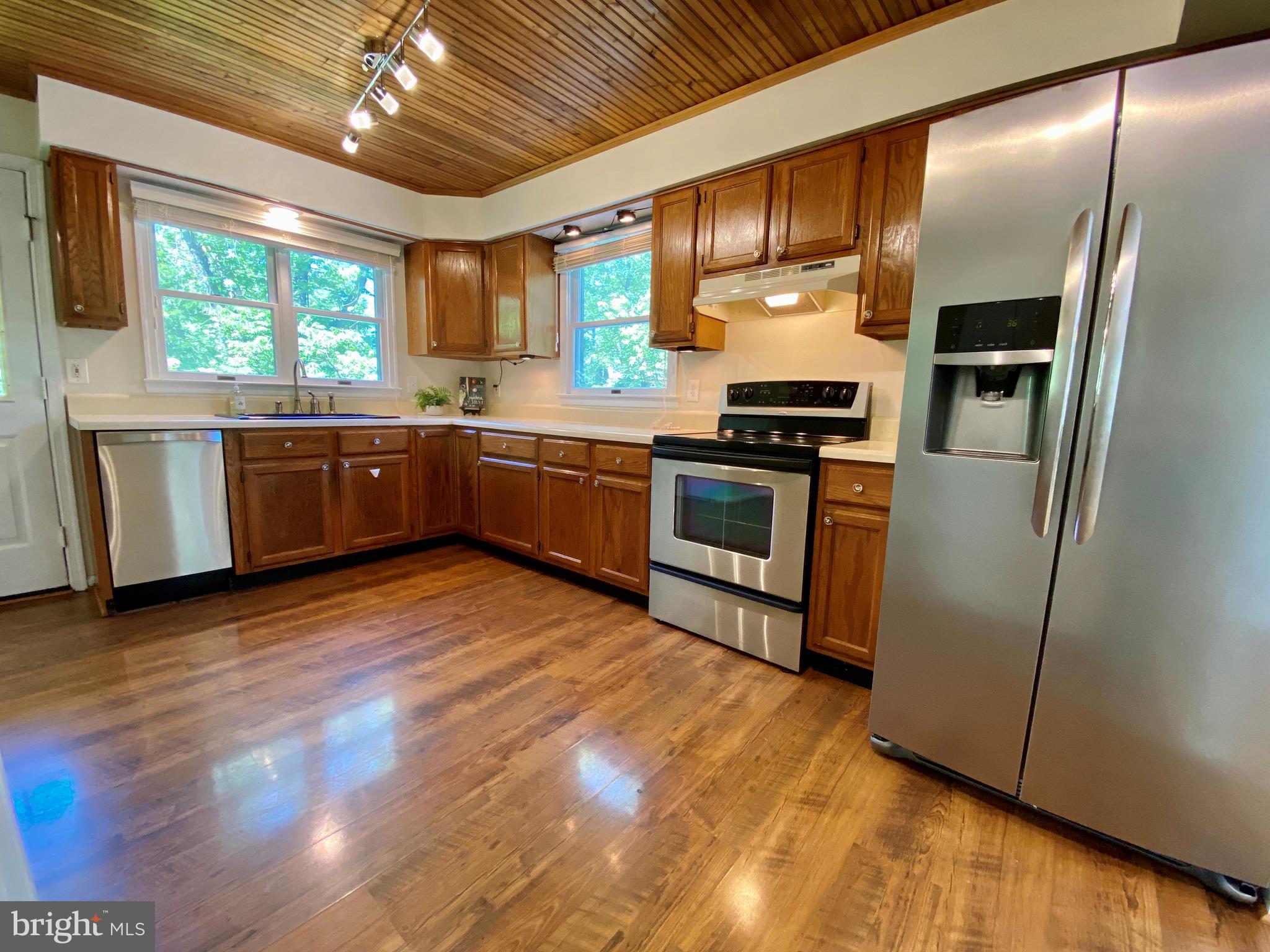 6799 Howellsville Road Boyce, VA 22620 - Photo 15 of 53 Bright Kitchen with Beautiful Wood Ceiling