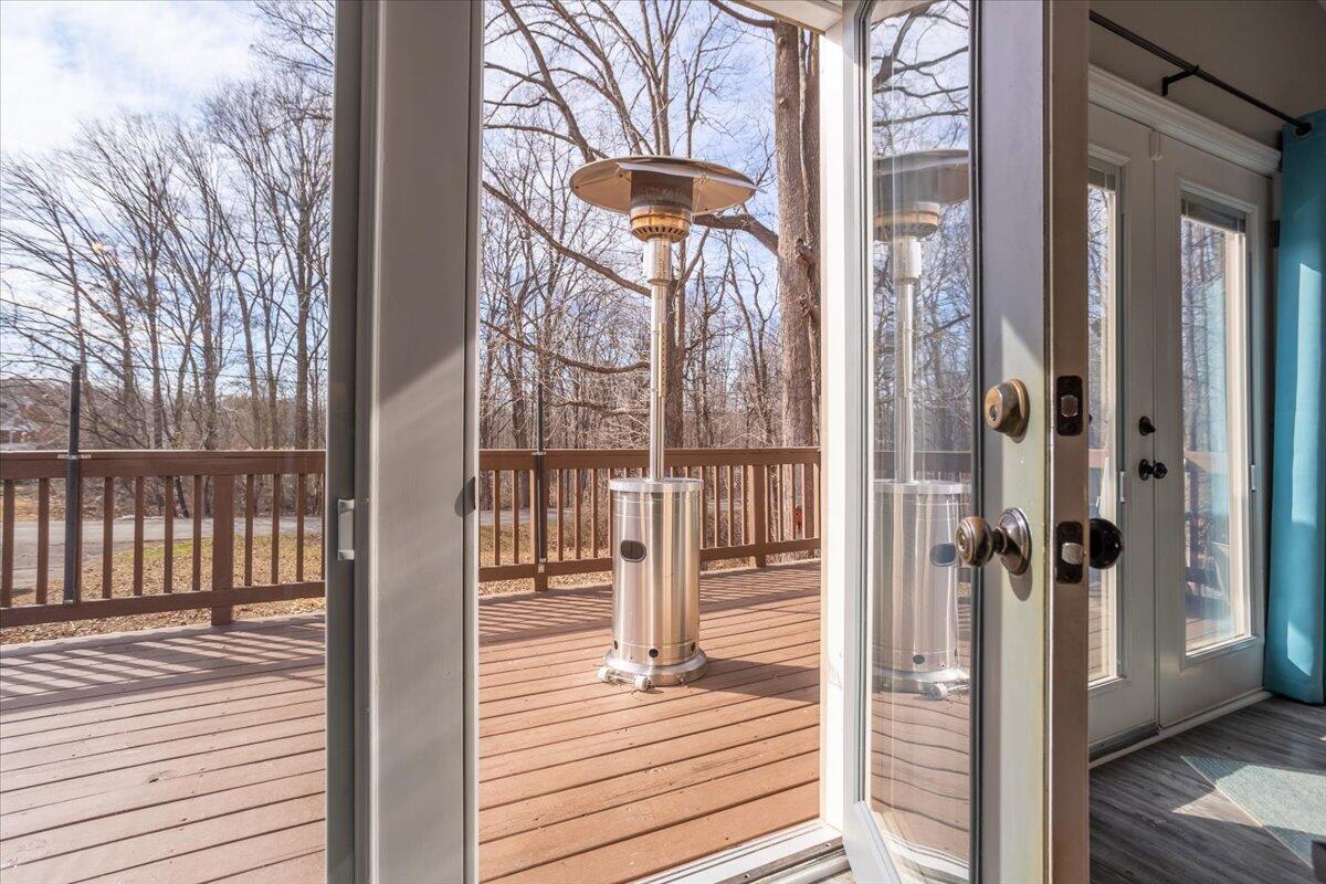 128 Huntington Road Ridgeway, VA 24148 - Photo 14 of 60 a view of a balcony with wooden floor