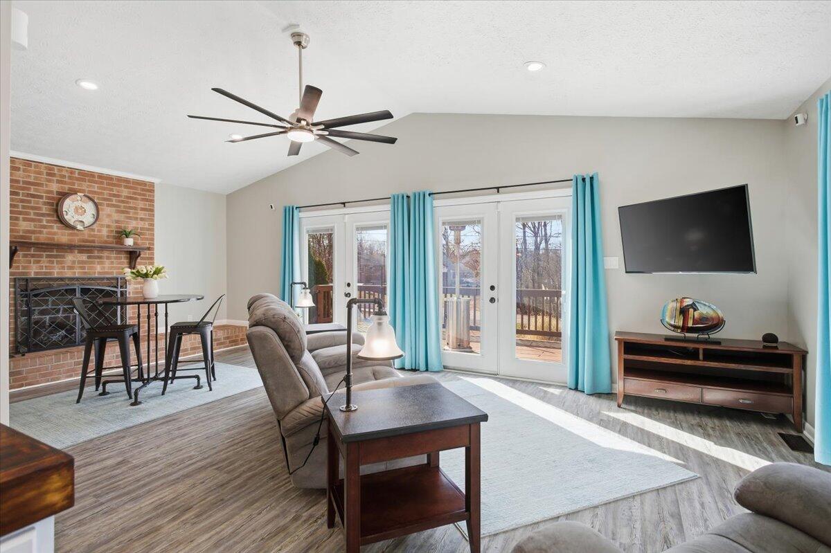 128 Huntington Road Ridgeway, VA 24148 - Photo 18 of 60 a living room with furniture and a flat screen tv