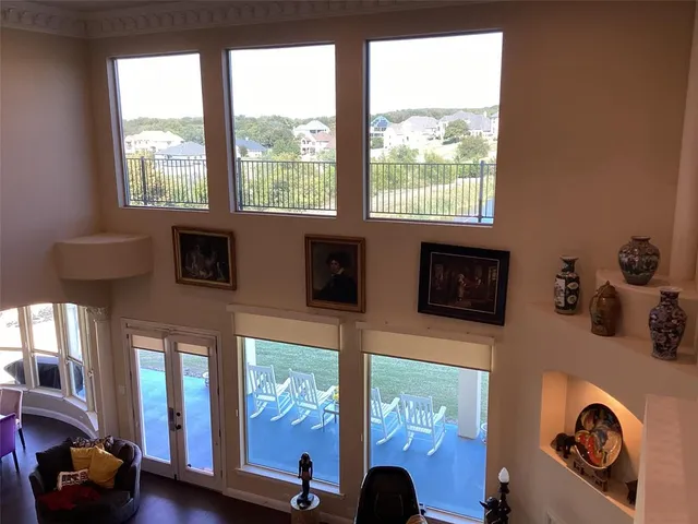 a bed room with a bed and a window