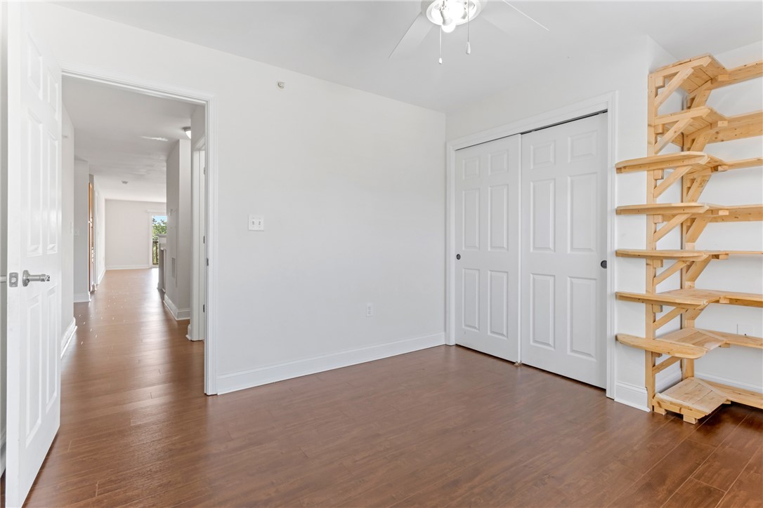 725 Lookover Drive Anderson, SC 29621 - Photo 16 of 31 Gleaming hardwood floors and clean white walls define this versatile bedroom space.