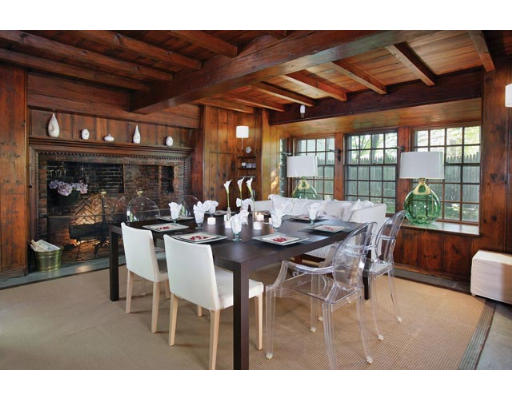 11 Welch Road Brookline, MA 02445 - Photo 3 of 14 a dining hall with furniture and a large window