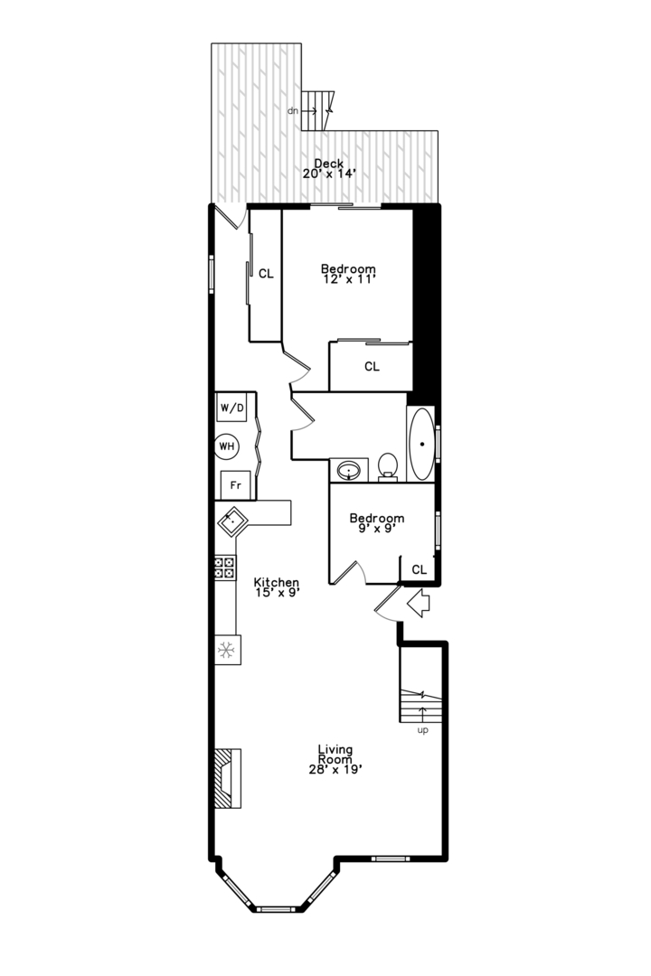 2247 West Monroe Street, Unit 3 Chicago, IL 60612 - Photo 30 of 31 a picture of a wall with white wall and picture