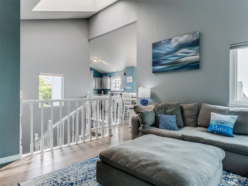 554 Cambridge Street Cambria, CA 93428 - Photo 14 of 52 A huge skylight over staircase floods the home with natural sunlight.