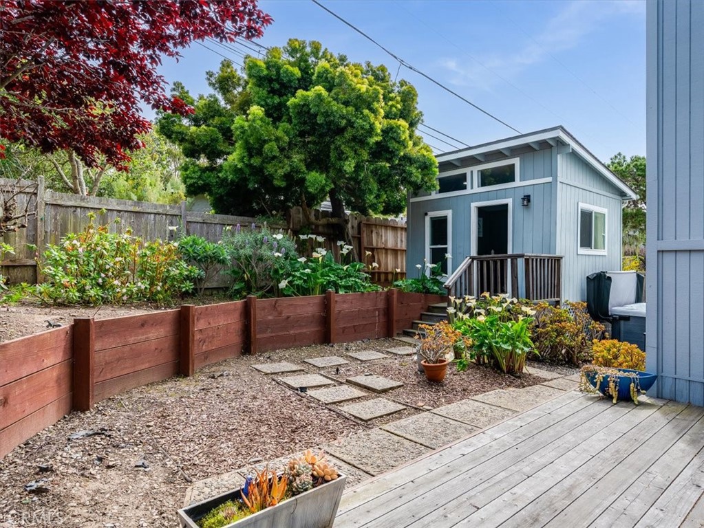 554 Cambridge Street Cambria, CA 93428 - Photo 33 of 52 There is a detached "shed" in the back yard.