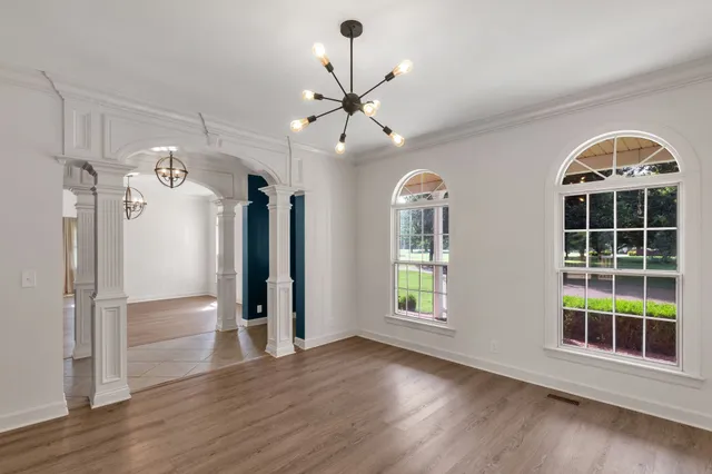 a house view with a outdoor space